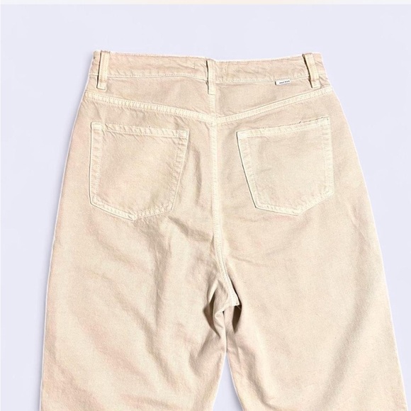 PacSun Cream Distressed Straight Leg LONG Jeans - Picture 3 of 8